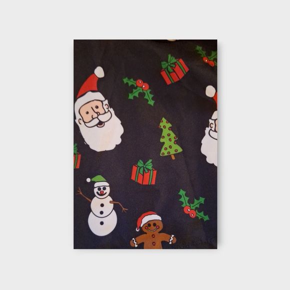 Girls Christmas Dress XL (10/12) Santa  Gingerbread Man Snowman Holly - Picture 2 of 7